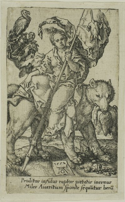 Geiz, aus den Lastern von Heinrich Aldegrever