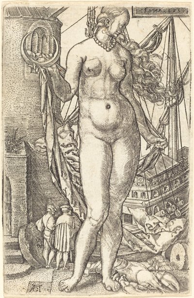 Luna, 1533 von Heinrich Aldegrever