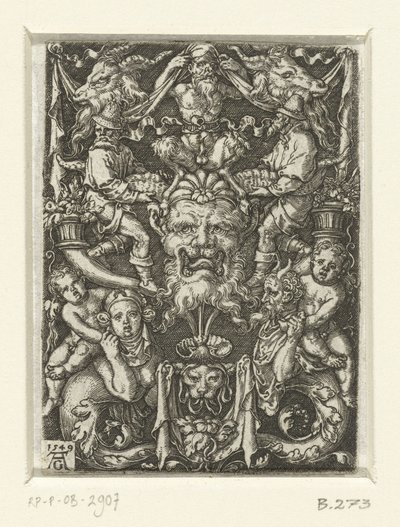 Flächendekoration mit Grotesken von Heinrich Aldegrever