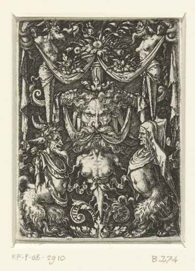 Flächendekoration mit Grotesken von Heinrich Aldegrever