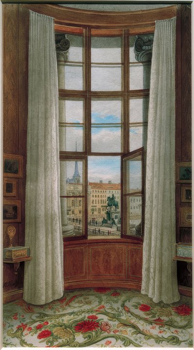 Blick aus dem Berliner Stadtschloss von Heinrich Hintze