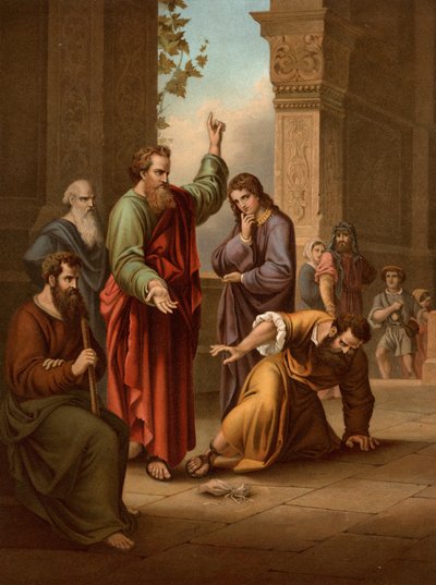Ananias und Saphira von Heinrich Jenny