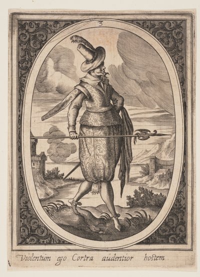 Tafel 3 aus Militärfiguren von Heinrich Ulrich
