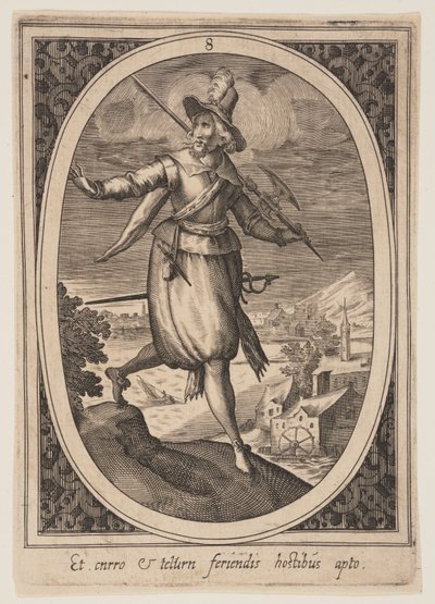 Tafel 8 aus Militärfiguren von Heinrich Ulrich