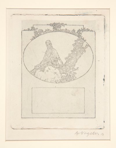Exlibris von Heinrich Vogeler