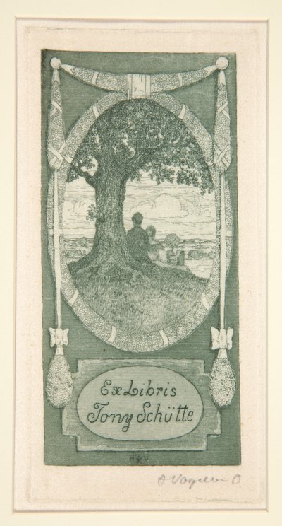 Exlibris von Heinrich Vogeler