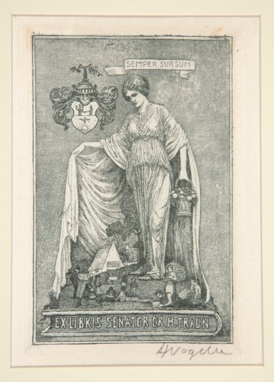 Exlibris von Heinrich Vogeler