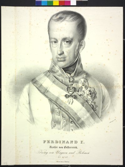 Ferdinand I. Kaiser von Österreich von Heinrich Wilhelm Schlesinger