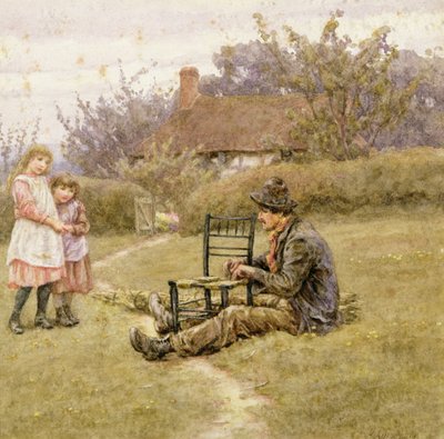 Stuhlreparateur von Helen Allingham