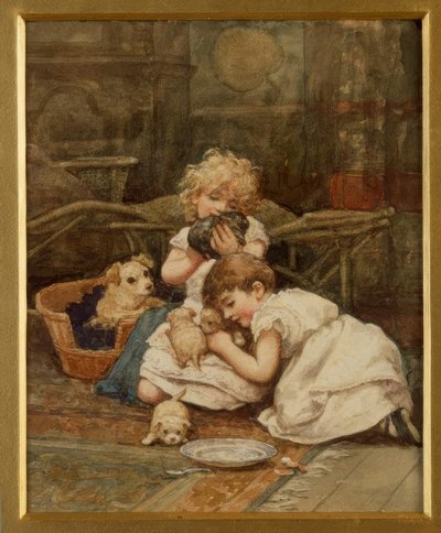 Die neuen Haustiere von Helen Allingham