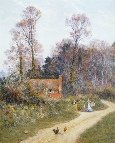In einer Gasse in Witley von Helen Allingham