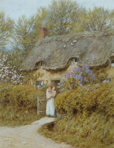 In der Nähe von Freshwater, Isle of Wight von Helen Allingham