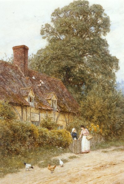 Altes Postamt, Brook, bei Witley von Helen Allingham