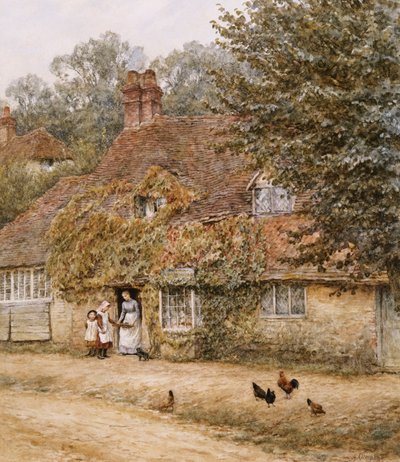 Der alte Fischladen, Haslemere von Helen Allingham