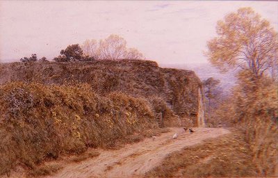 Die alte Scheune, Beaminster, Dorset von Helen Allingham