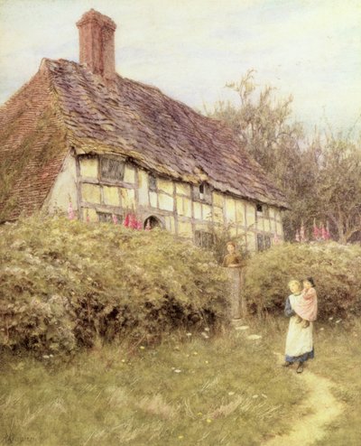 Das Priesterhaus, West Hoathly von Helen Allingham