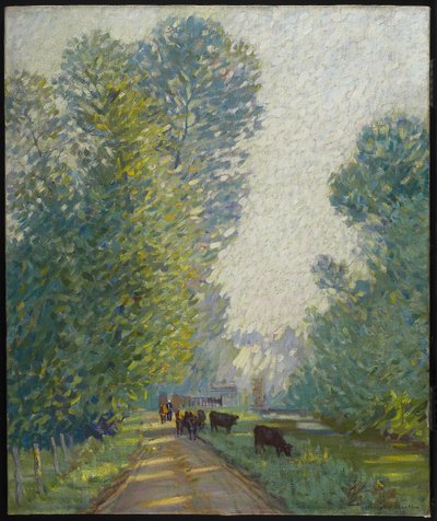 Landschaft mit Kühen, ca. 1907 von Helen Galloway McNicholl