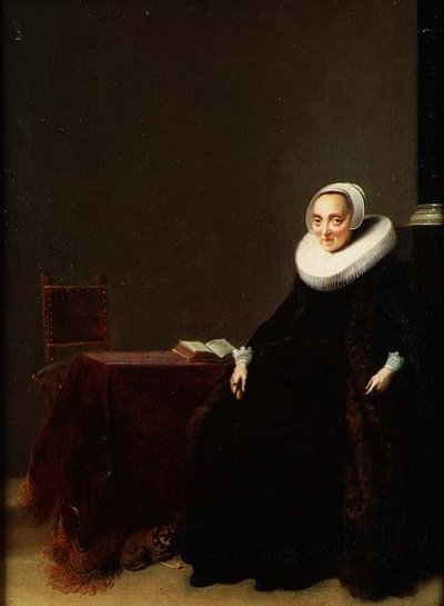 Porträt einer Frau von Hendrick Gerritsz Pot