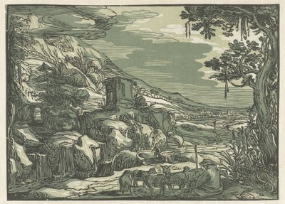 Arkadische Landschaft von Hendrick Goltzius (rejected attribution)