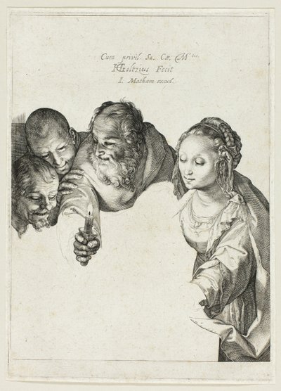 Anbetung der Hirten von Hendrick Goltzius
