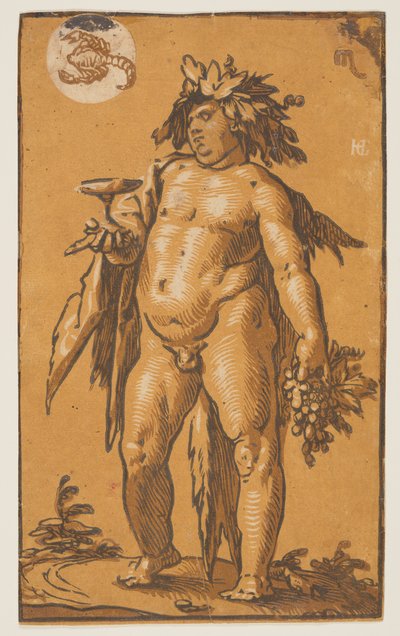 Bacchus von Hendrick Goltzius