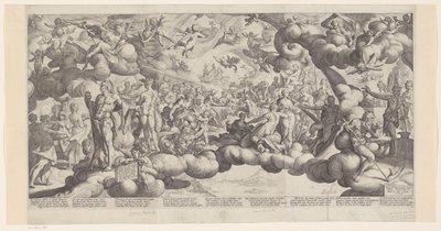 Hochzeit von Amor und Psyche von Hendrick Goltzius