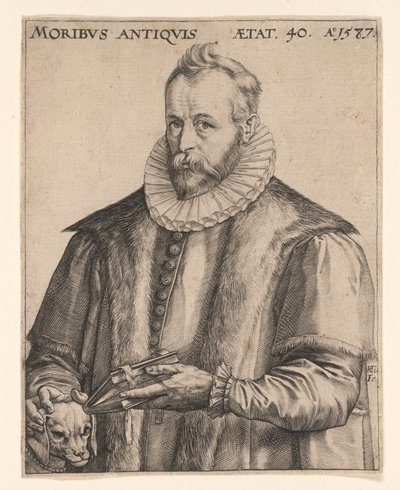 Justus Lipsius von Hendrick Goltzius