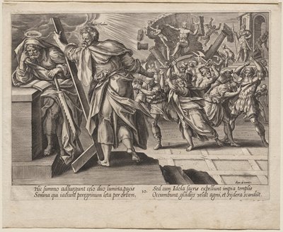 Sts. Judas Thaddäus und Simon der Zelot von Hendrick Goltzius