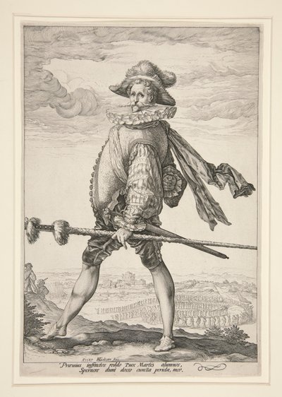 Der Hauptmann der Infanterie von Hendrick Goltzius