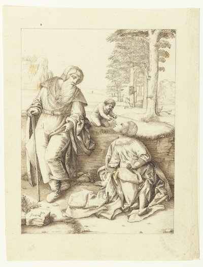 Die Heilige Familie von Hendrick Hondius (I)