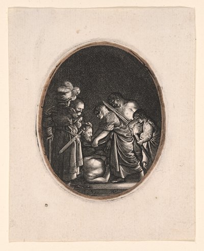 Die Enthauptung von Johannes dem Täufer von Hendrick von Goudt