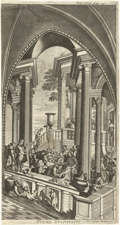 Malereien Ostseite, Sint Michielsabtei Antwerpen von Hendrik Causé