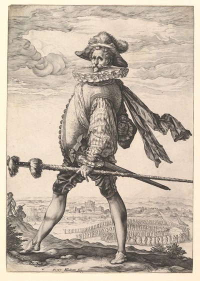 Infanteriekapitän, 1587 von Hendrik Goltzius