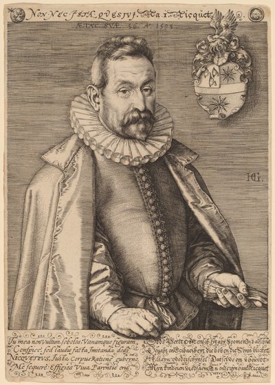 Jan Nicquet von Hendrik Goltzius