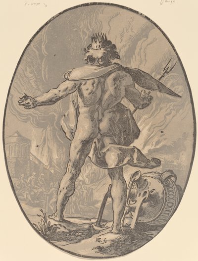 Pluto von Hendrik Goltzius