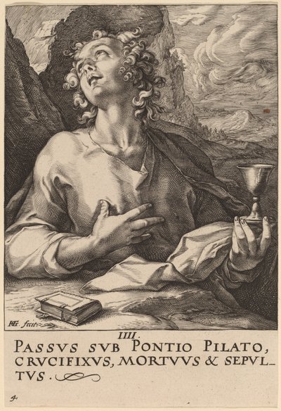Heiliger Johannes von Hendrik Goltzius