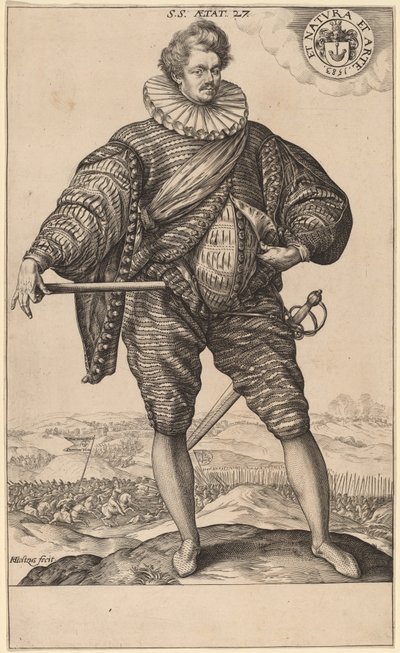 Stanislaw Sobocki (?) von Hendrik Goltzius