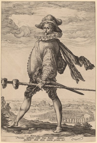 Der Hauptmann der Infanterie von Hendrik Goltzius