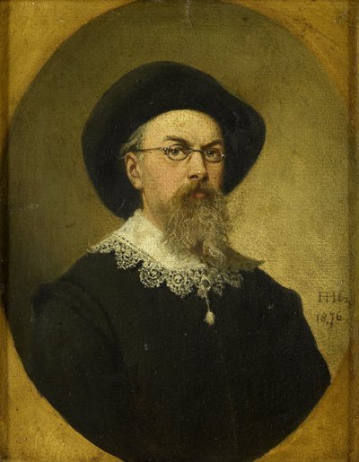 Selbstporträt von Hendrik Hollander Cz.