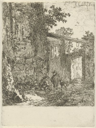 Bewachsene Ruine von Hendrik Kobell