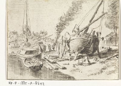 Schiffswerft A von Hendrik Spilman