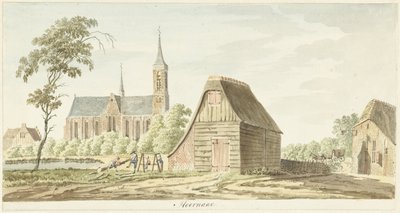 Ansicht des Dorfes Hoornaar von Hendrik Tavenier
