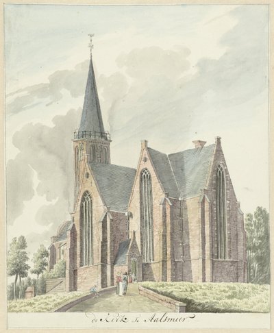 Kirche in Aalsmeer von Hendrik Tavenier