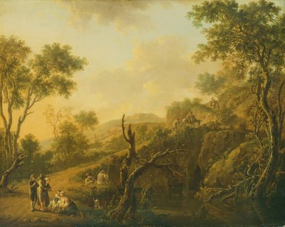 Italienische Landschaft von Hendrik Willem Schweickardt