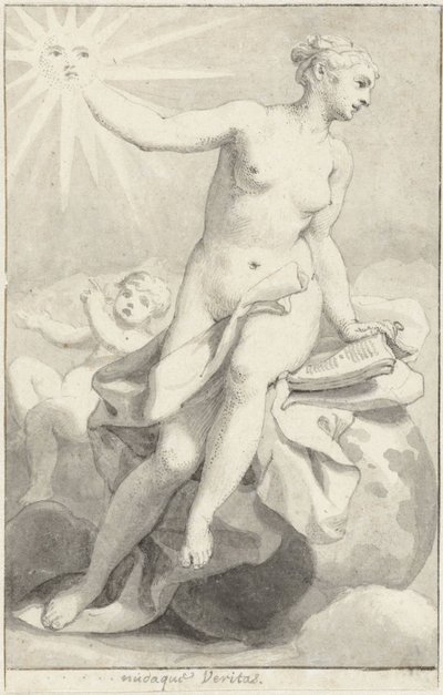 Sitzende allegorische Frauenfigur von Hendrik van Limborch