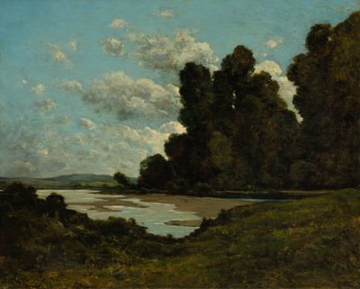 Der Fluss Loire bei Nevers von Henri Joseph Harpignies