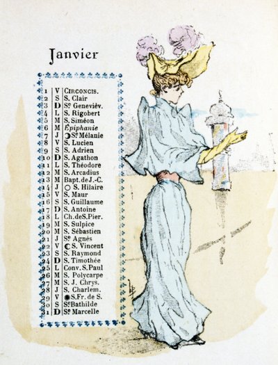 Januar von Henri Boutet