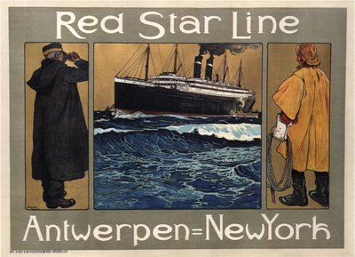 Red Star Line, 1908 von Henri Cassiers