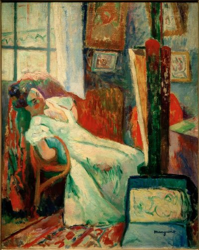 Die Ruhe des Modells (Jeanne) von Henri Charles Manguin