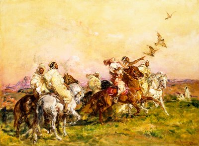 Die Falkenjagdgesellschaft von Henri Emilien Rousseau